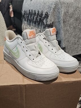 Nike Air Force 1 Crater GS Brushstroke 5.5 Y NO LACES